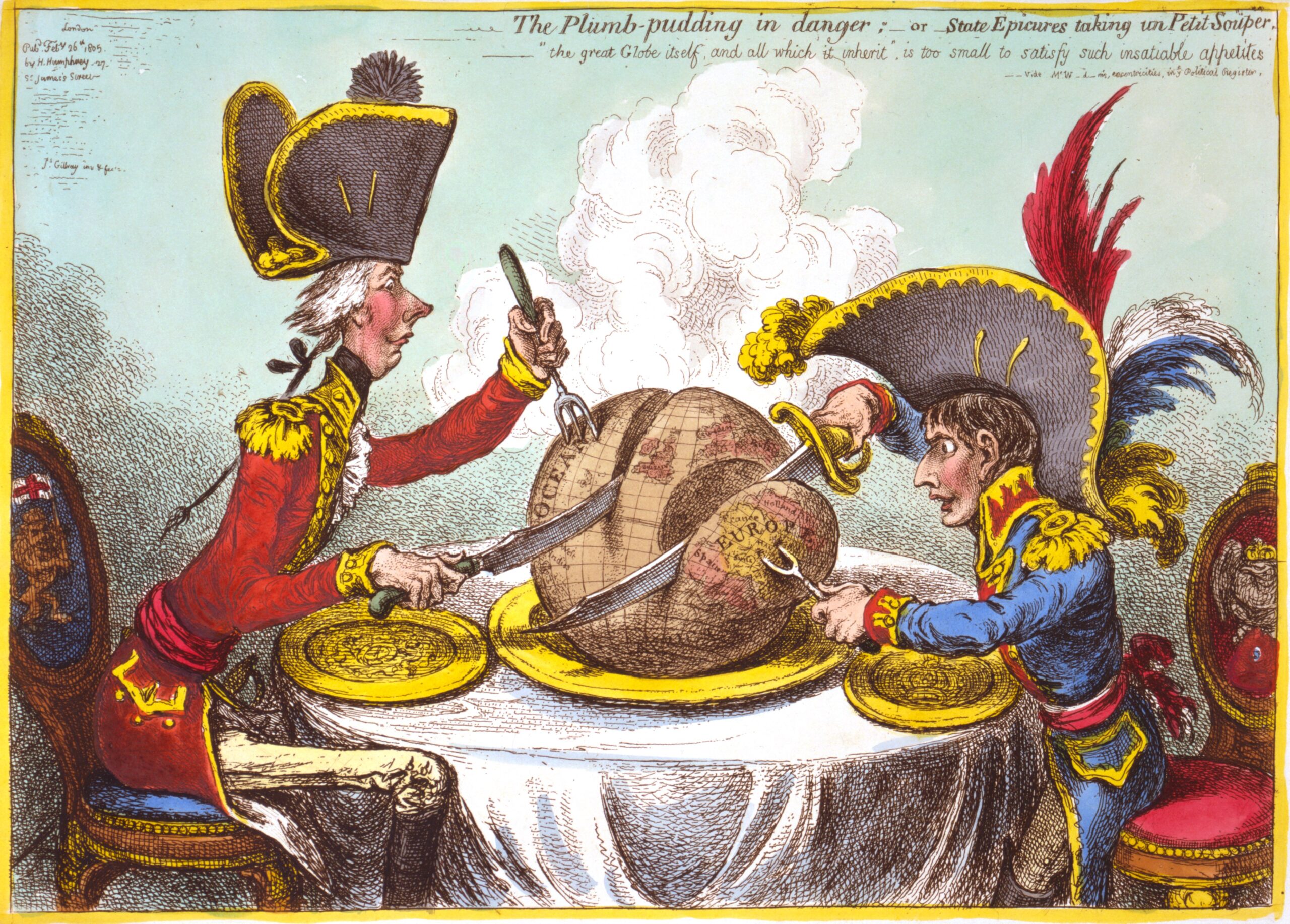 Caricature gillray plumpudding